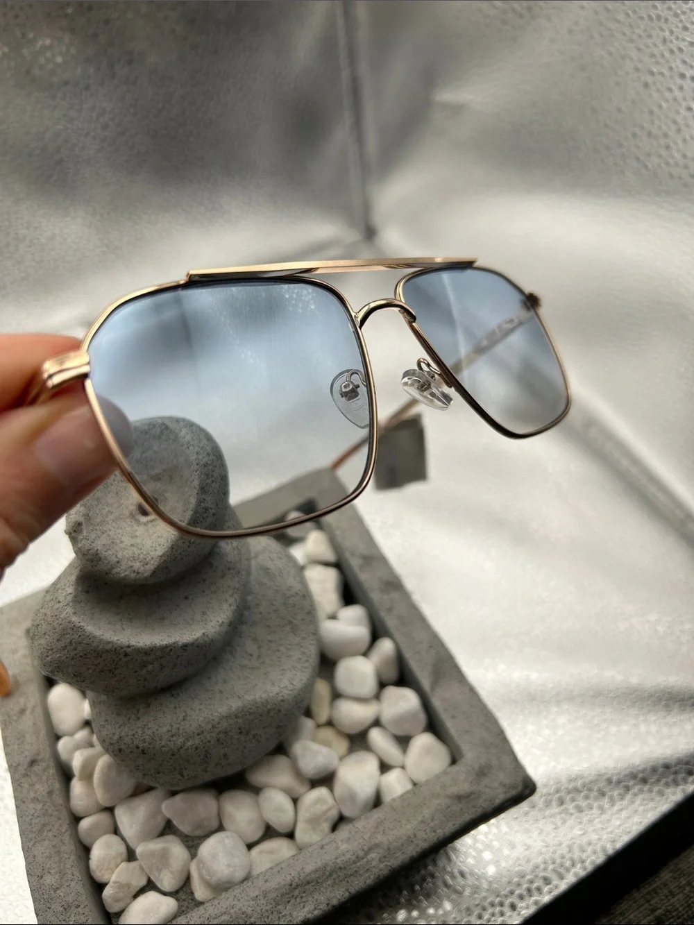 Aire Equator 55mm Aviator Sunglasses